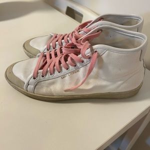 Saint Laurent women’s high top sneakers